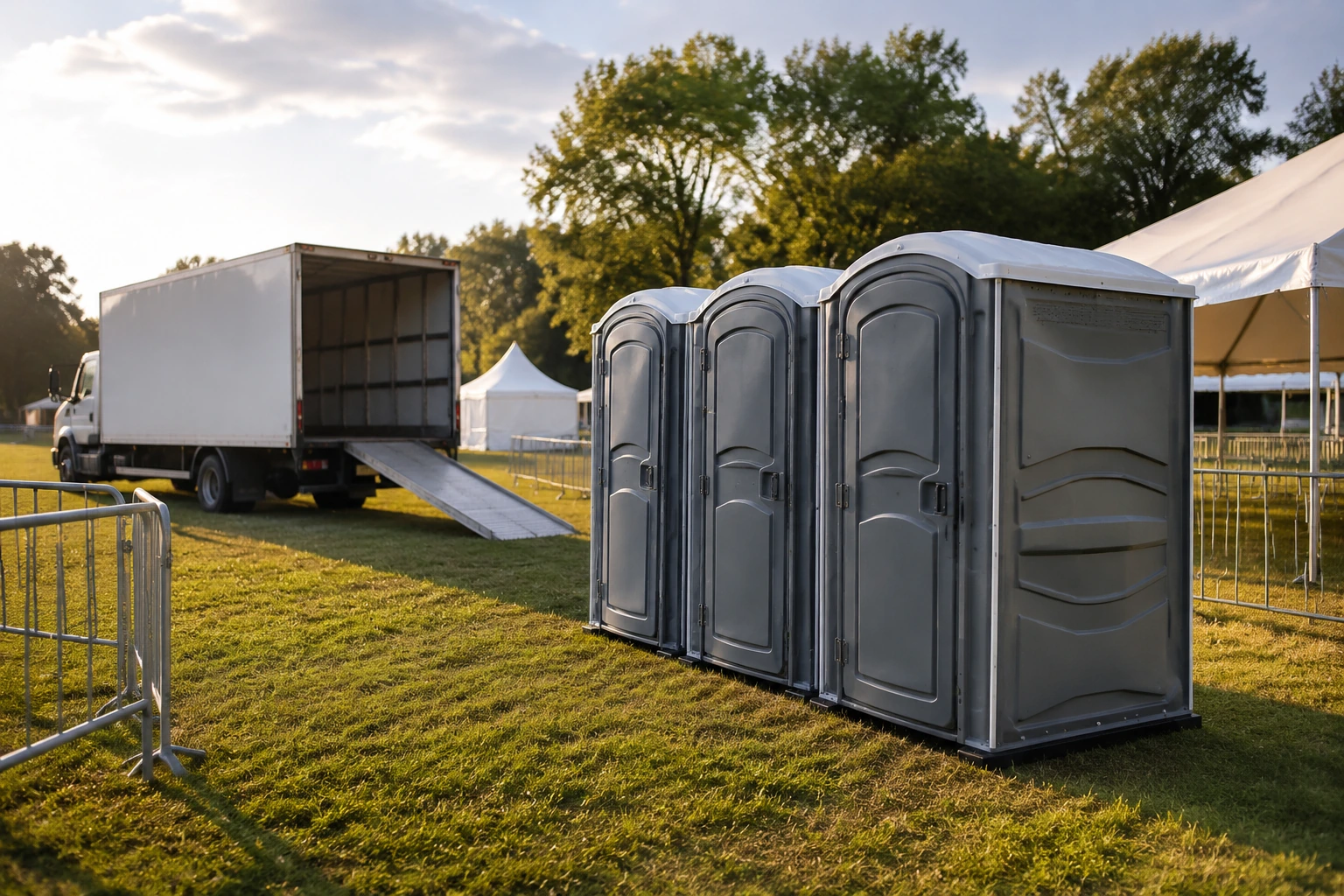 Portable restroom rental planning for Rigby, ID